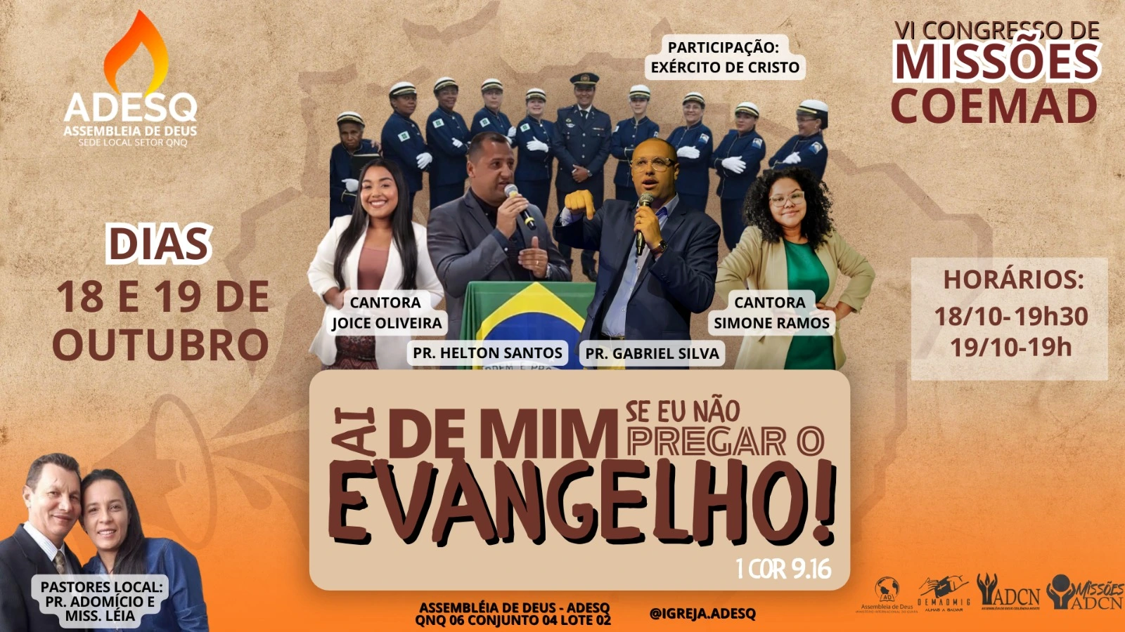 Ai de mim se eu não pregar o evangelho 2024